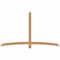 Ekena Millwork Bellingham Timber Gable Bracket, Western Red Cedar, 84"W x 49"H x 3 1/2"D x 3 1/2"F, 14/12 Pitch GBW084X49X0404BEL00SWR - alternate 1